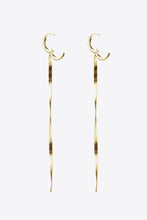 Load image into Gallery viewer, 925 Sterling Silver Long Snake Chain Earrings
