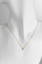 Load image into Gallery viewer, V To Z Zircon 925 Sterling Silver Necklace
