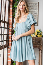 Load image into Gallery viewer, HEYSON London Charm Pin Tuck Flare Dress
