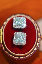 Load image into Gallery viewer, 2 Carat Moissanite Square Earrings
