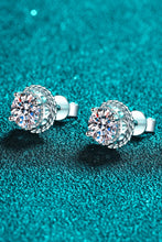 Load image into Gallery viewer, 2 Carat Moissanite 925 Sterling Silver Stud Earrings
