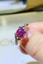 Load image into Gallery viewer, 1 Carat Moissanite Crisscross 925 Sterling Silver Ring
