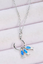 Load image into Gallery viewer, Opal Fish 925 Sterling Silver Necklace
