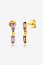 Load image into Gallery viewer, Zircon 925 Sterling Silver Drop Earrings
