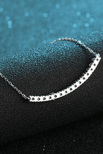 Load image into Gallery viewer, Sterling Silver Curved Bar Necklace
