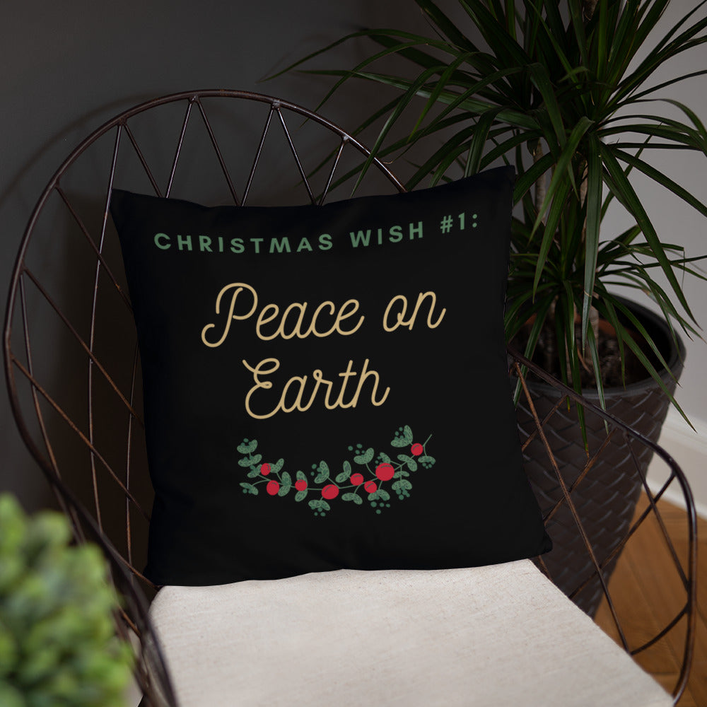 Peace On Earth Basic Pillow