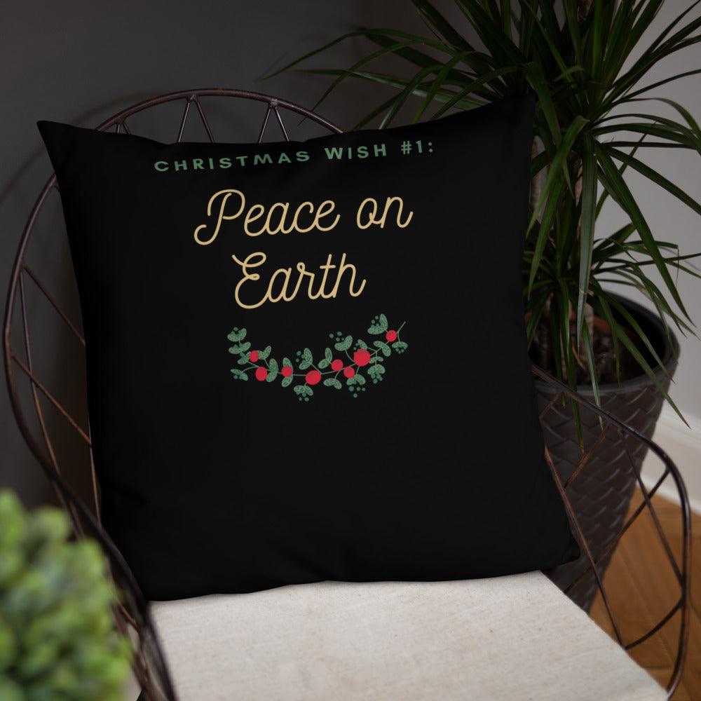 Peace On Earth Basic Pillow