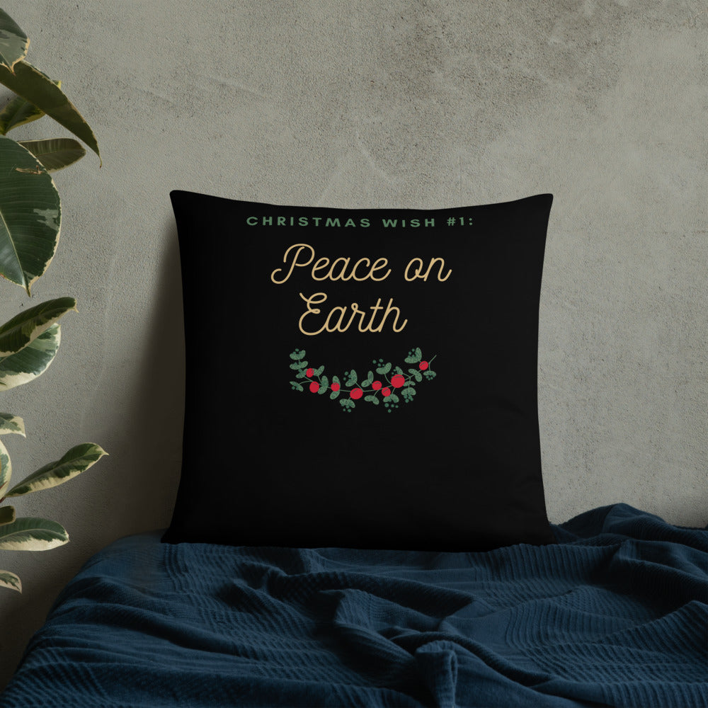 Peace On Earth Basic Pillow