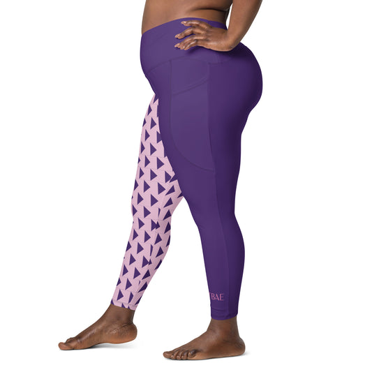 FITBAE Majestic Crossover leggings with pockets