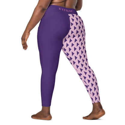 FITBAE Majestic Crossover leggings with pockets