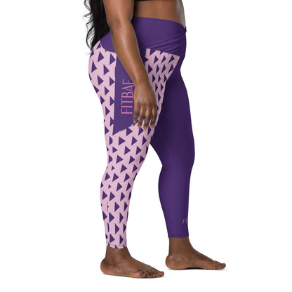 FITBAE Majestic Crossover leggings with pockets