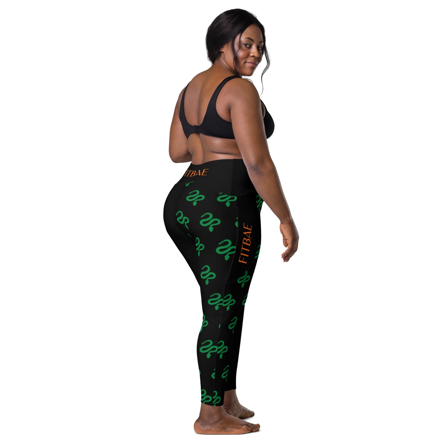 FITBAE Rattler Pride Crossover Leggings with Pockets
