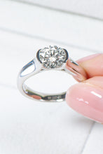 Load image into Gallery viewer, Looking Good 2 Carat Moissanite Platinum-Plated Ring
