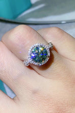 Load image into Gallery viewer, 2 Carat Moissanite Emerald Green Ring
