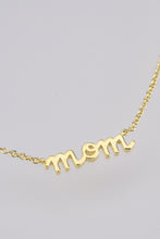 Load image into Gallery viewer, MOM 925 Sterling Silver Necklace
