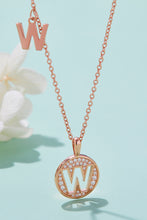 Load image into Gallery viewer, Moissanite U to Z Pendant Necklace
