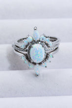 Load image into Gallery viewer, 925 Sterling Silver Opal Ring
