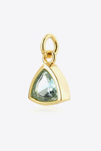 Load image into Gallery viewer, 925 Sterling Silver Birthstone Pendant
