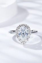 Load image into Gallery viewer, 1.5 Carat Moissanite Teardrop Ring
