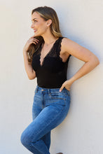 Load image into Gallery viewer, HEYSON Pick Up The Lace Full Size V-Neck Lace Bodysuit
