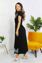 Load image into Gallery viewer, Heimish Walk In The Park Full Size Damask Midi Dress
