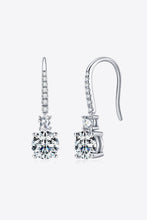 Load image into Gallery viewer, 2 Carat Moissanite 925 Sterling Silver Drop Earrings
