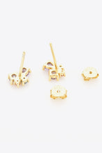Load image into Gallery viewer, Multicolored Zircon 925 Sterling Silver Stud Earrings
