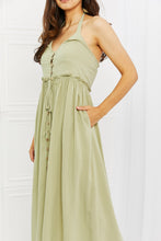 Load image into Gallery viewer, HEYSON Soft &amp; Dainty Midi Dress in Sage
