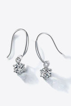Load image into Gallery viewer, 2 Carat Moissanite 6-Prong Drop Earrings

