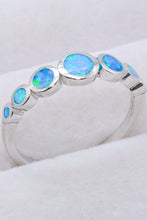 Load image into Gallery viewer, 925 Sterling Silver Multi-Opal Ring
