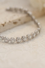 Load image into Gallery viewer, 925 Sterling Silver Opal Heart Bracelet
