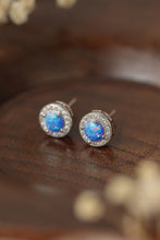 Load image into Gallery viewer, Opal 4-Prong Round Stud Earrings
