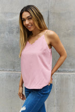 Load image into Gallery viewer, Sweet Lovely By Jen Full Size Scalloped Cami in Rosewood
