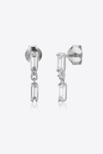 Load image into Gallery viewer, Zircon 925 Sterling Silver Drop Earrings
