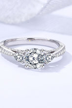 Load image into Gallery viewer, 1 Carat Moissanite 4-Prong Side Stone Ring
