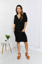 Load image into Gallery viewer, BOMBOM Sunday Brunch Button Down Midi Dress
