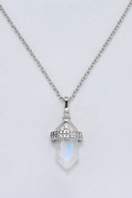 Load image into Gallery viewer, 925 Sterling Silver Moonstone Pendant Necklace
