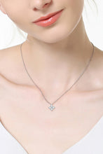 Load image into Gallery viewer, Moissanite Four Leaf Clover Pendant Necklace
