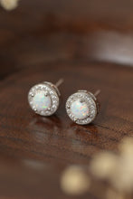 Load image into Gallery viewer, Opal 4-Prong Round Stud Earrings
