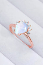 Load image into Gallery viewer, 925 Sterling Silver Moonstone Ring
