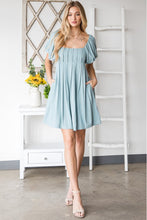 Load image into Gallery viewer, HEYSON London Charm Pin Tuck Flare Dress
