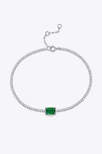 Load image into Gallery viewer, 1 Carat Lab-Grown Emerald Bracelet
