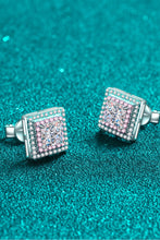 Load image into Gallery viewer, Moissanite Square Stud Earrings
