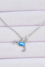 Load image into Gallery viewer, Opal Bird 925 Sterling Silver Necklace
