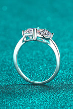 Load image into Gallery viewer, Rhodium-Plated 2 Carat Moissanite Ring
