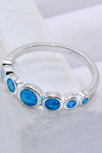 Load image into Gallery viewer, 925 Sterling Silver Multi-Opal Ring
