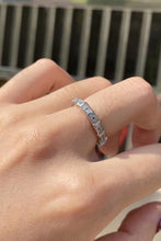 Load image into Gallery viewer, Shiny 3 Carat Moissanite Platinum-Plated Ring
