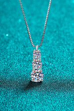 Load image into Gallery viewer, Moissanite Triple-Pendant Necklace
