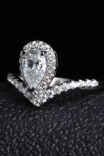 Load image into Gallery viewer, 2 Carat Moissanite Teardrop Ring
