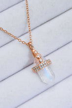 Load image into Gallery viewer, 925 Sterling Silver Moonstone Pendant Necklace

